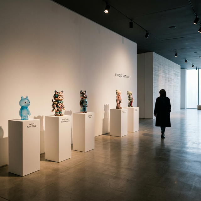 YOHAKU studio collection in a gallery